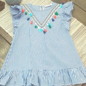 Moderne Child Mommy and Me Pom Pom Dress/Tunic